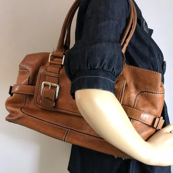 Michael Kors Brown Large PU Leather Shoulder Bag - Image 6