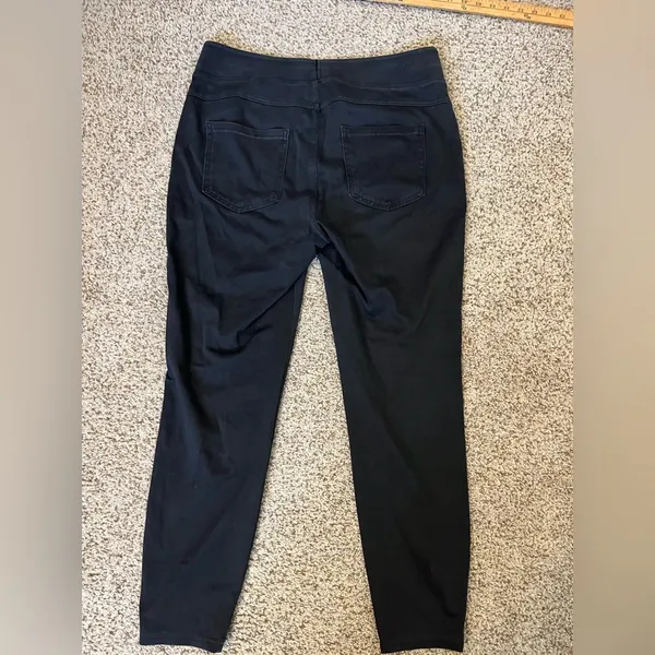 Sleek Black jeggings Size L - Image 2