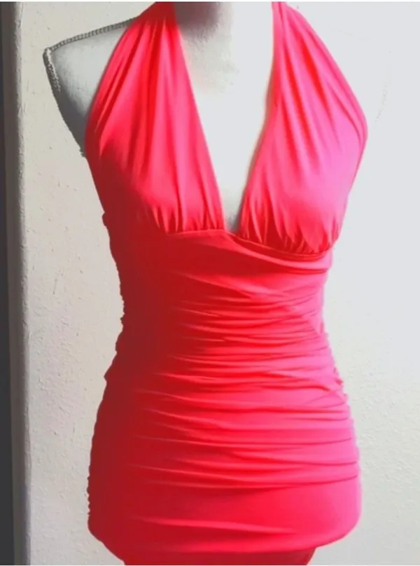 Guess Hot pink ruching dress - Image 2