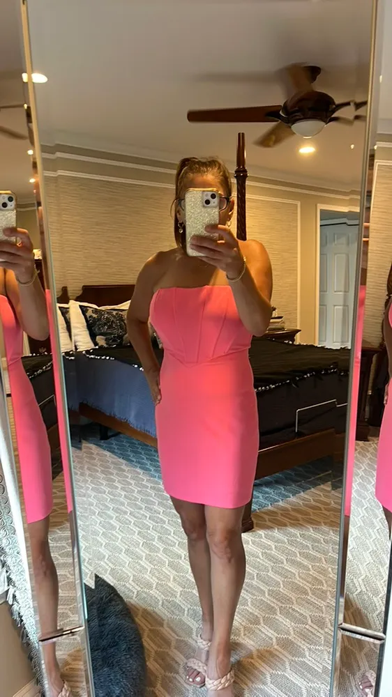 Princess Polly Pink Cocktail Dress - Image 4