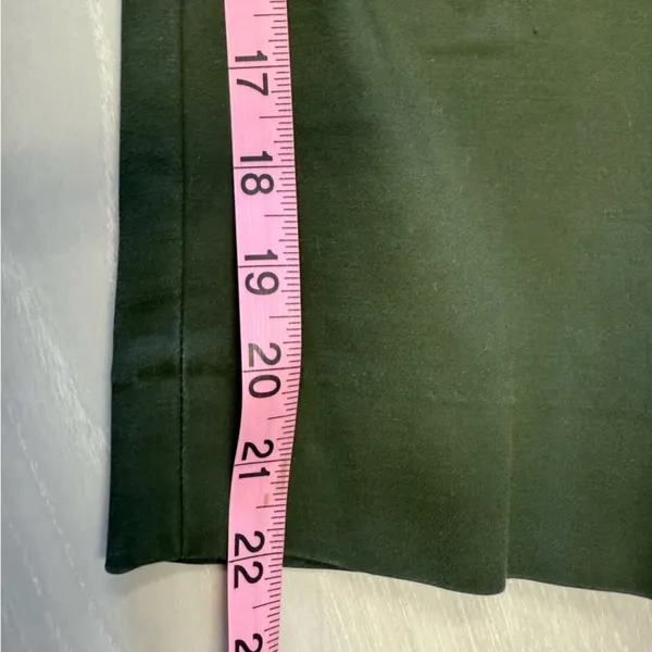 Club Monaco Women Size 10 Retro Casual Green Capris Dress Pants‎ - Image 7