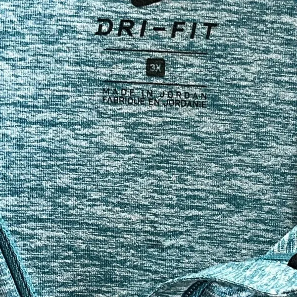 Nike Women's Blue and Green Top - Image 5