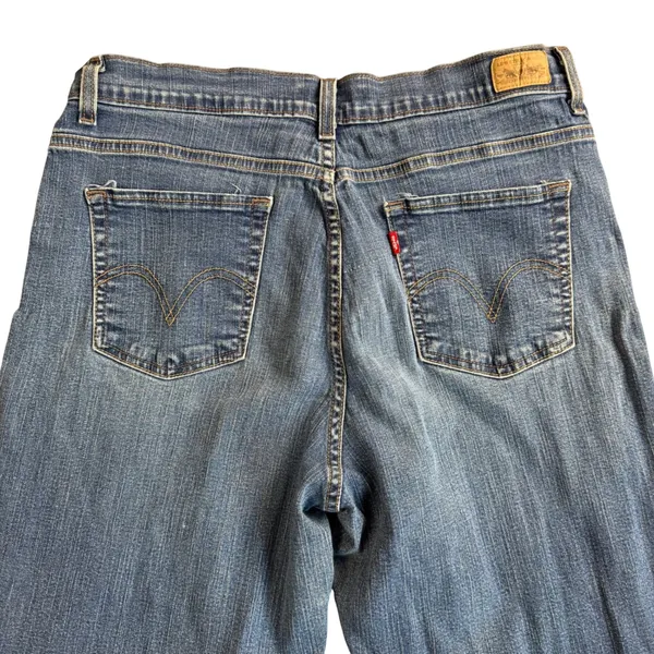 Levi's 2000s Bootcut 512 Perfectly Slimming Jeans Blue 16M Stretch Denim - Image 4