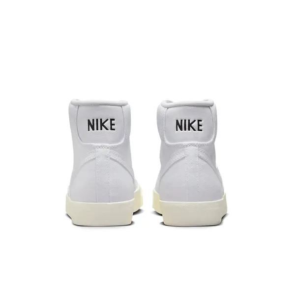 Nike Blazer Mid '77 Canvas "Triple White" (Women's US 8.5 / EUR 40) - DX5550-100 - Image 3