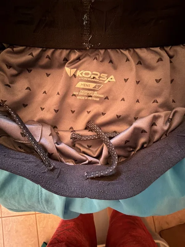 Korsa Blue Athletic Running Shorts with Drawstring Size M - Image 13