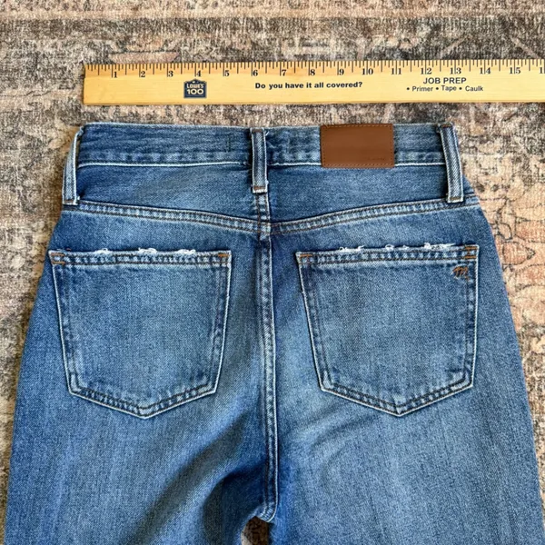 Madewell The Mom Jean High Rise Jeans Medium Wash Size 24 - Image 7