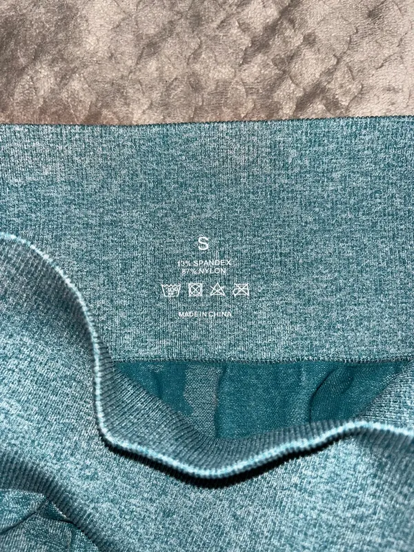 NVGTN Camo Shorts Teal - Image 3