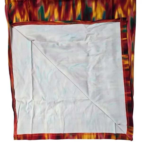 WeWoreWhat Cut Out Midi Skirt in‎ Fire Tie Dye Spicy Orange M NWT - Image 3