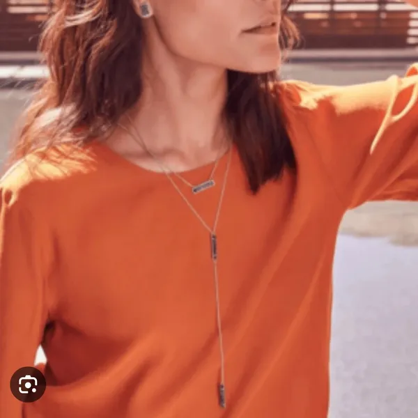 Kendra Scott Lily y Necklace with Pink Druzy Accents - Image 2