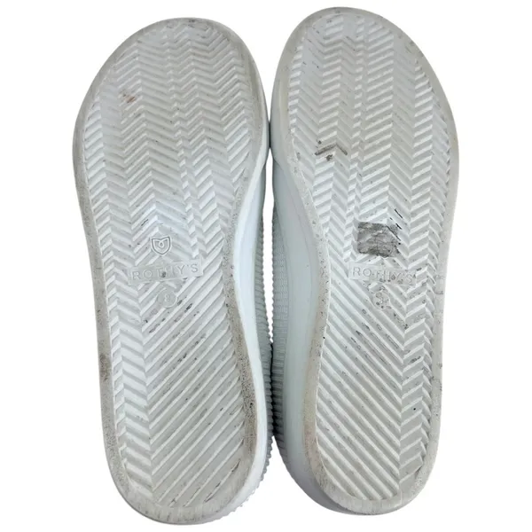 Rothy’s The Lace Up Sneaker Bright White - Image 10