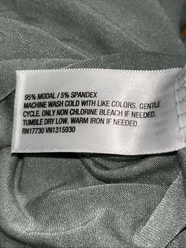 Auden Women’s Short Sleeve T-Shirt Sleep Dress Sage Green Size Small - Image 4