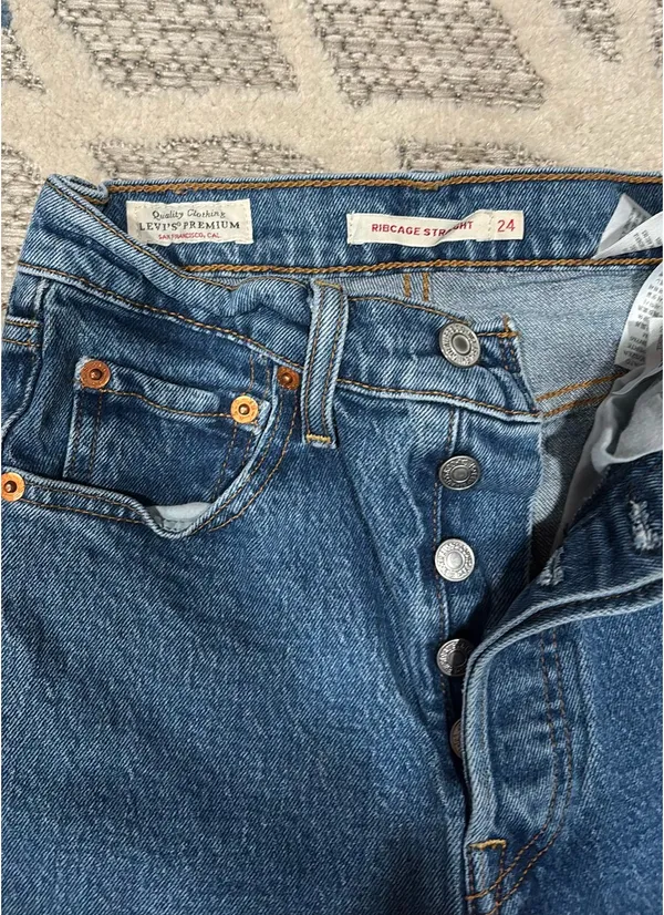 Levi’s Ribcage Straight Jeans - Image 3