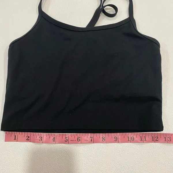 Everyday Yoga Black Strappy Sports Bra/Crop Tank – Medium Activewear Top - Image 7