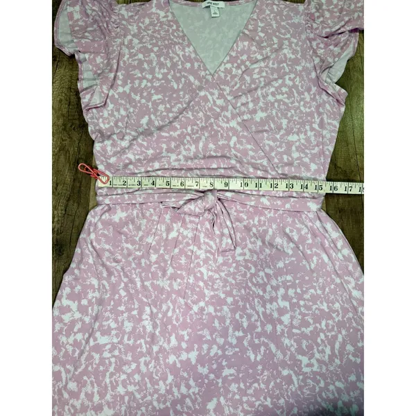 Nine‎ West flutter sleeves wrap dress, Size Large - Image 12