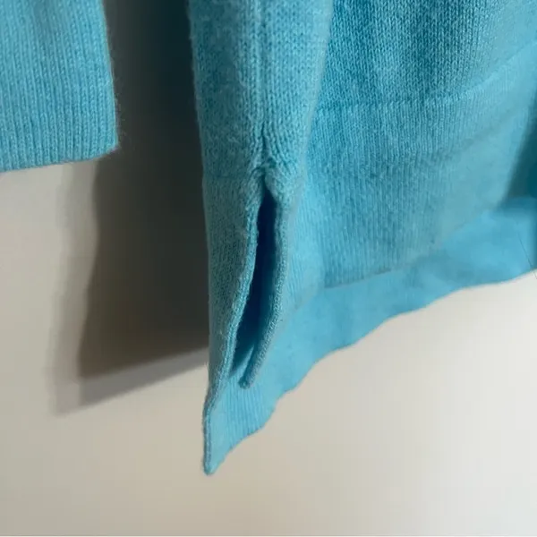 Ralph‎ Lauren Sport Womens Light Blue Cotton Blend Crewneck Sweater Size XS - Image 2
