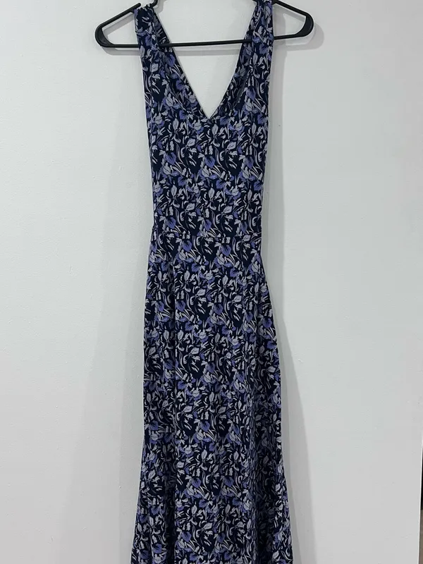 Pact Floral Maxi Dress S Organic Cotton Romantic Cottagecore - Image 3