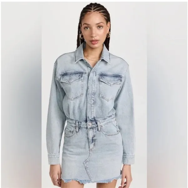 PISTOLA Nina dress denim dress long sleeve - Image 2