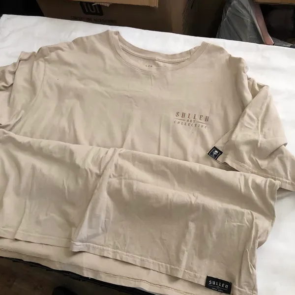 Beige Sullen graphic print t-shirt short sleeve-3XL - Image 3