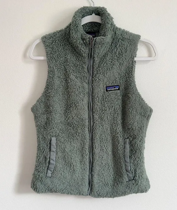 Patagonia Los Gatos Vest Size Small Women’s Full Zip Up Jacket in light green - Image 2