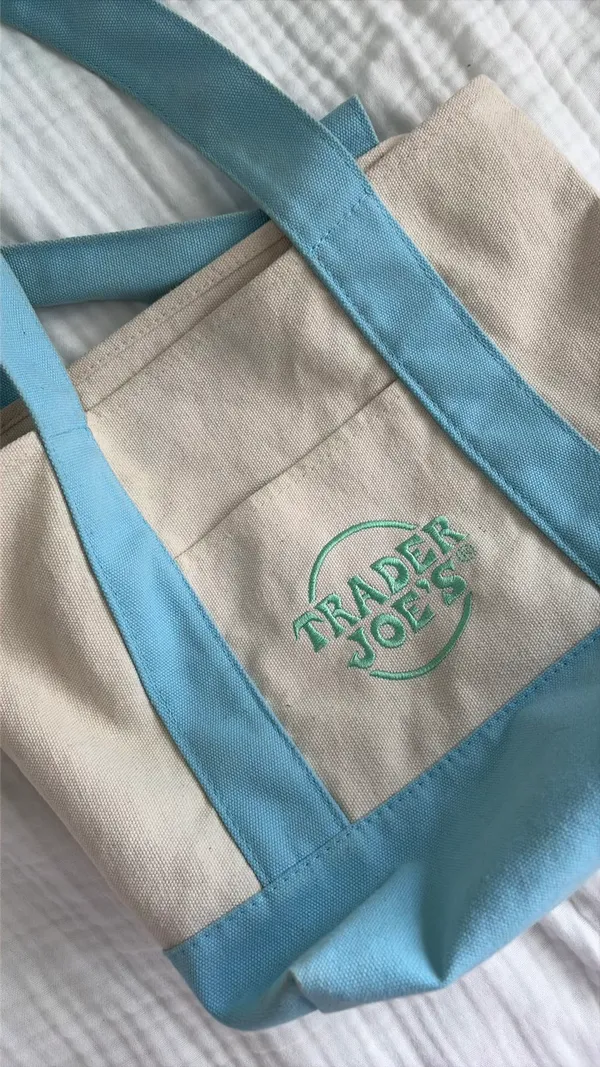Trader Joe’s Bag Blue - Image 2