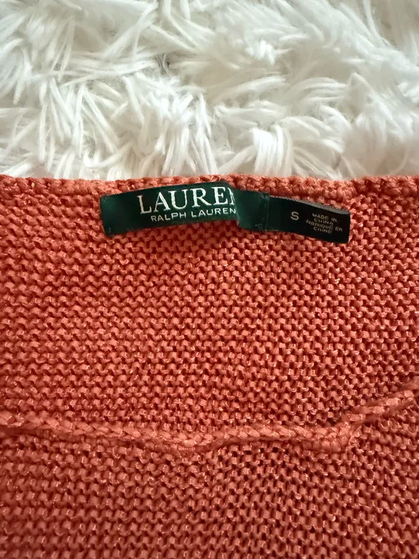 Lauren Ralph Lauren coral long sweater - Image 2