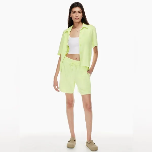 Wilfred‎ Free Popsicle 7“ Short Sz XL in Chamomile Yellow French Terry Cloth - Image 2