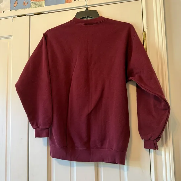 Lee Vintage 80s Virginia Tech Crewneck Sweatshirt Size Medium - Image 2