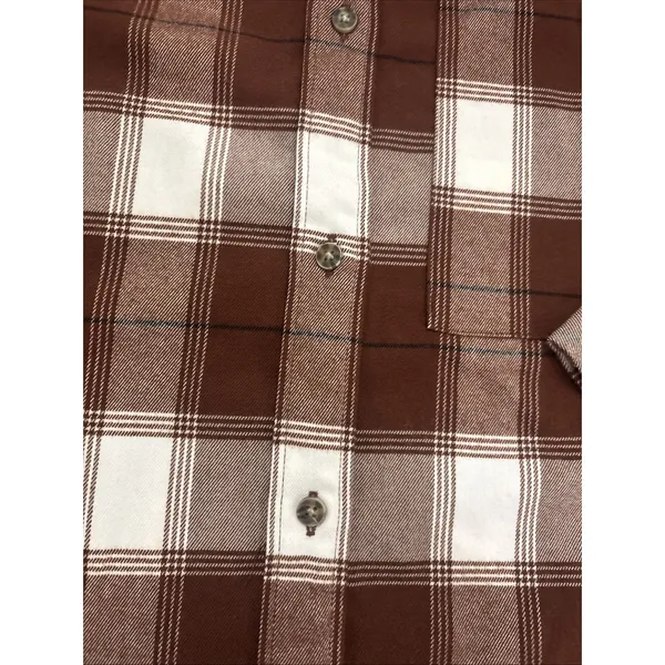 Abercrombie & Fitch Women Soft AF Oversized Flannel Shirt Plaid L Chore Ranch - Image 5