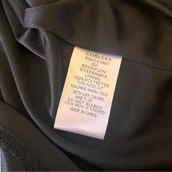 TCEC Black Strapless Pleated Mini‎ Dress Small | EUC - Image 6