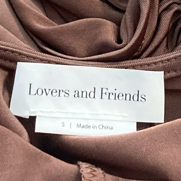 REVOLVE x LOVERS AND FRIENDS Francine Gown, Chocolate Brown - $229. - Image 5
