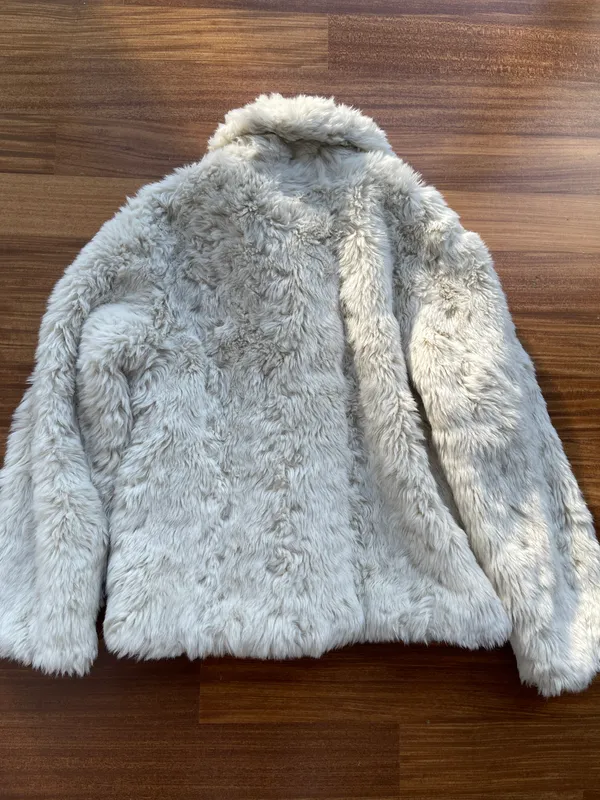 Teddy Bear Faux Fur Winter Jacket Size M - Image 6