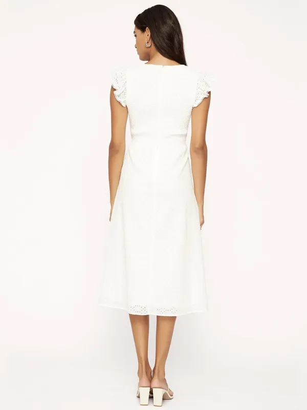 Lost + Wander Hoku Boho Vacation Hawaii Midi Dress White - Image 4