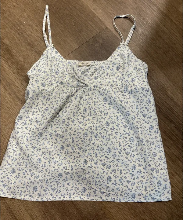 Brandy Melville Babydoll Tank Floral - Image 2