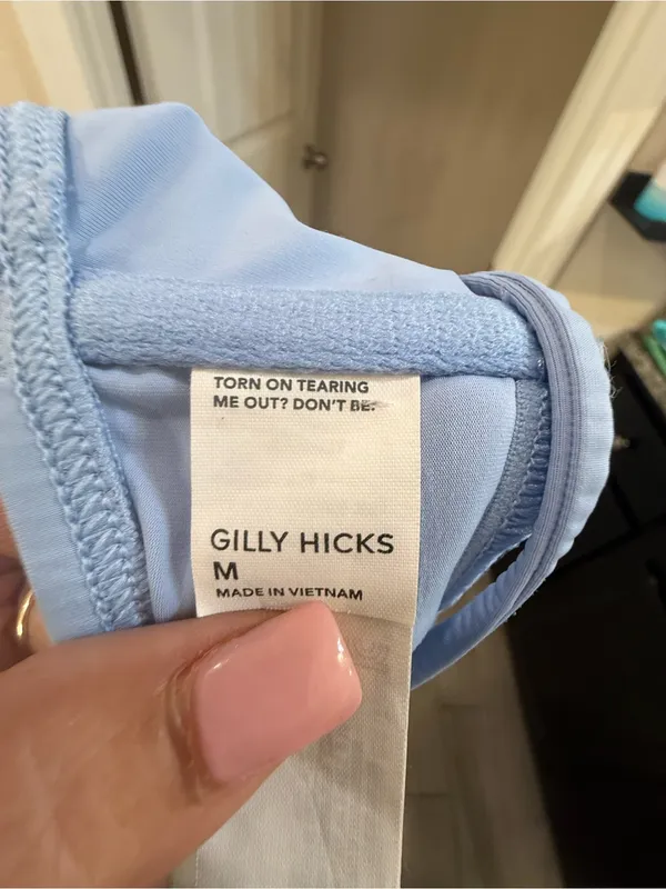 Gilly Hicks Light Blue croset Cami Tank size M - Image 5