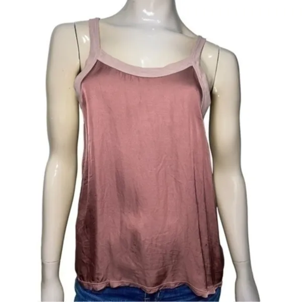 Nation Ltd. Women’s Size S Brown Copper Lakota Sateen Viscose Tank Top - Image 2