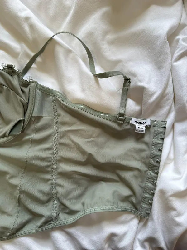 Garage Green Corset Top - Image 4