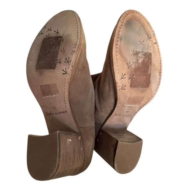 Beek Strix Suede Ankle‎ Bootie Taupe 10 Heeled - Image 7