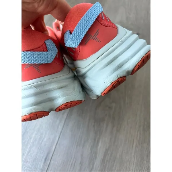Hoka One One Bondi X Running Shoes Sz 8 Women Orange - Image 7