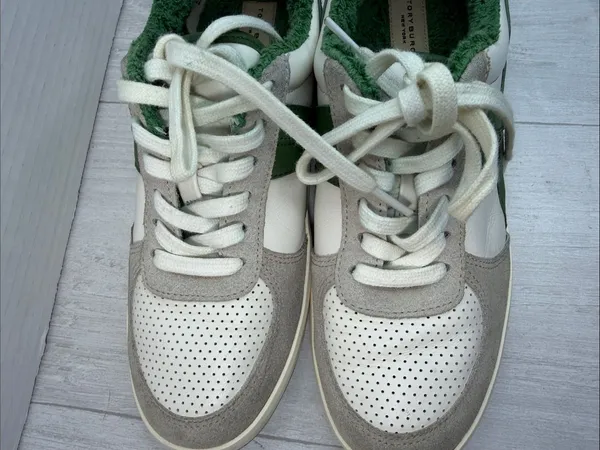 Tory Burch Green Textured Slip-On (Green) - Image 12