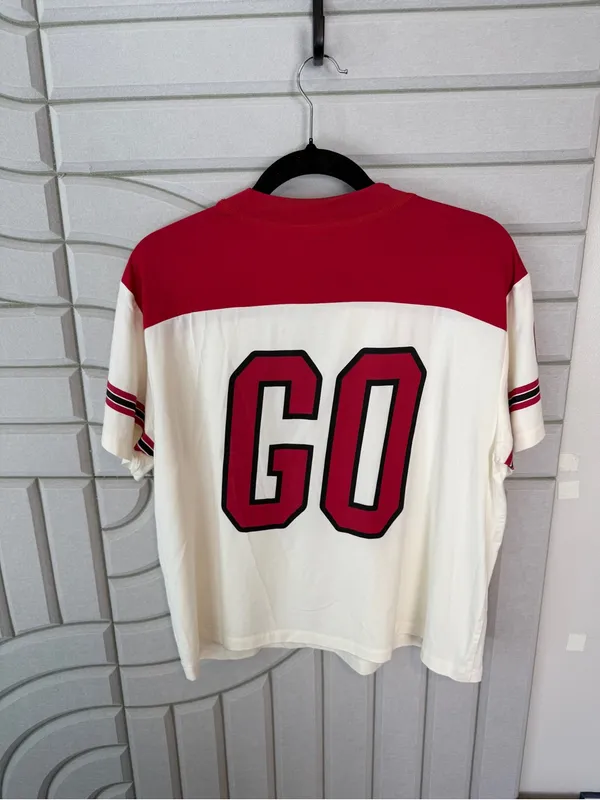 Miaou Knox Top GO Red White Rogue NEW NWT Large - Image 2
