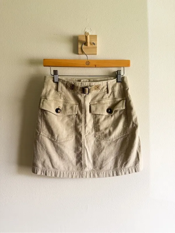 Faherty Stretch Surplus Mini Skirt Size 2 - Image 6