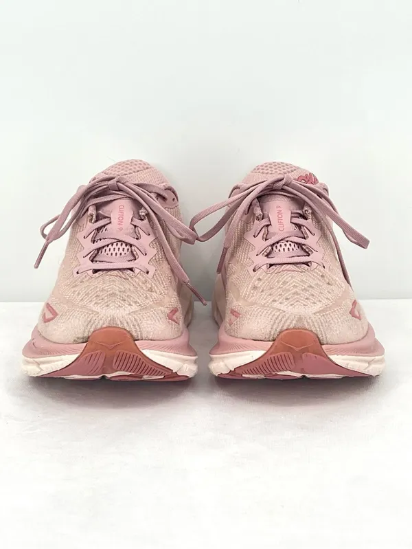 HOKA Clifton 9 Pale Mauve Peach Whip Running Shoes Women’s 9.5 B - Image 2