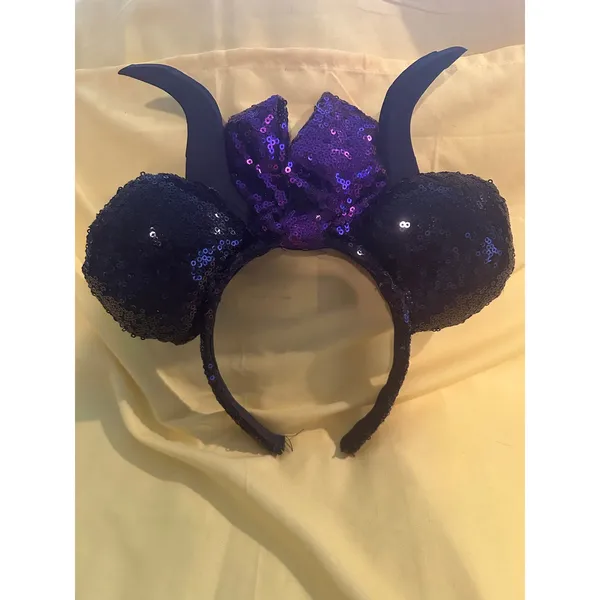 Handmade Disney Maleficent Horns Princess Sleeping Beauty Dragon Villian Ears - Image 2