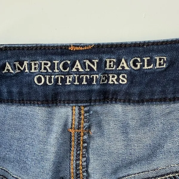 American Eagle Outfitters Women's Blue Denim Shorts Sz 4 - Image 6