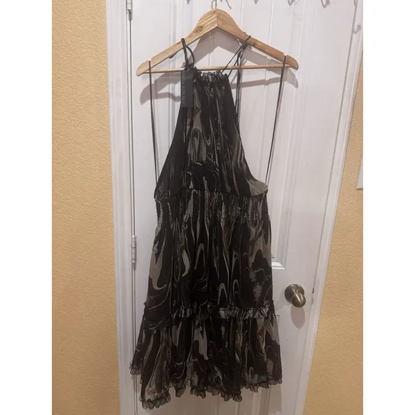 Calvin Klein NWT Banana Republic Marble Halter MIDI Dress - sz XL New With Tags - Image 7