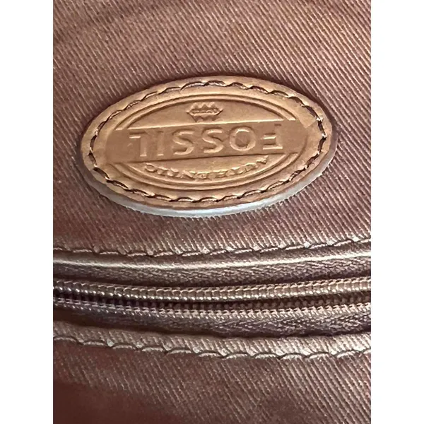 Fossil Brown Leather Crossbody Bag - Image 5