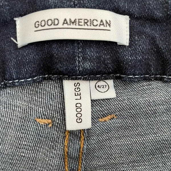 Good American High Rise Good Legs GAGL103 in Dark Blue089 Size 4 27 - Image 5