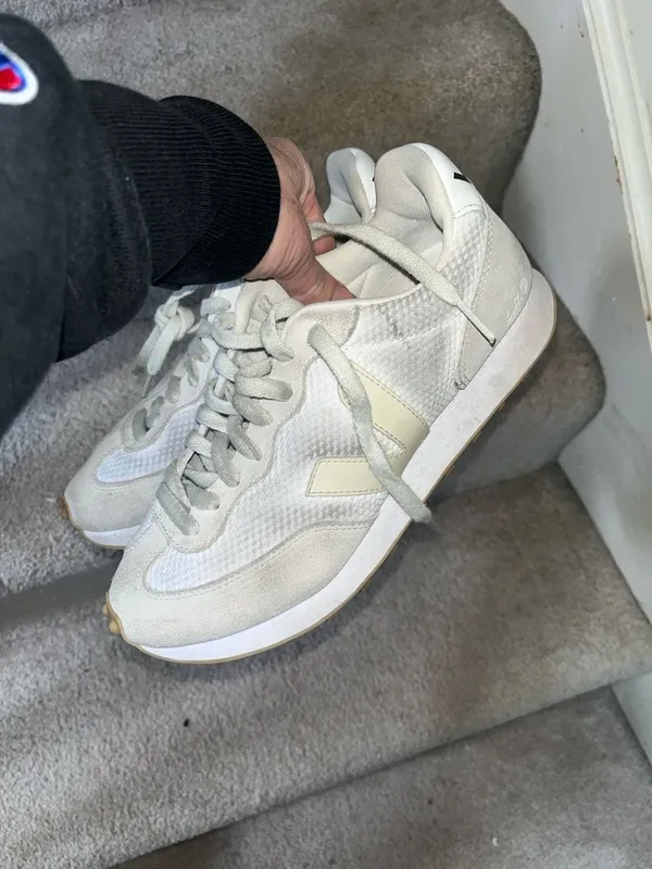 Veja Rio Branco Alveomesh White Pierre Sneakers Women's Size 8 US / 39 EUR - Image 2