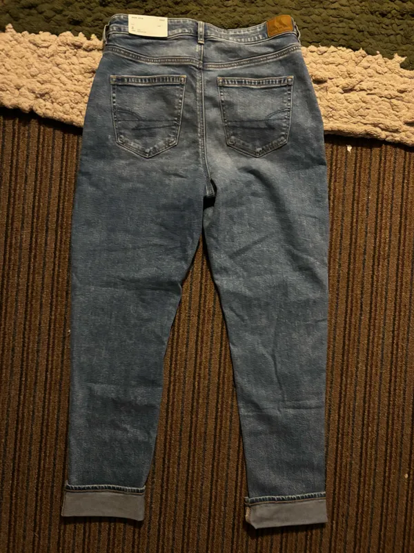American Eagle Outfitters Mom Jeans - Medium Blue - Image 6