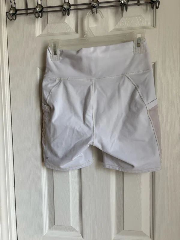 Black & White Biker Shorts  - Image 9